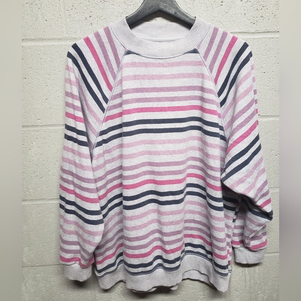 American Eagle Jegging  sweater size S pink & grey